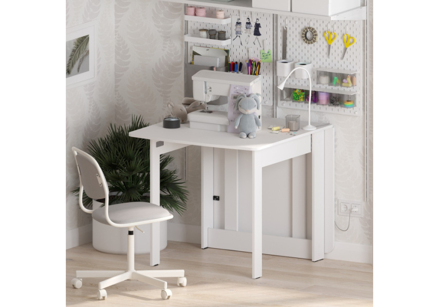 Стол деревянный СтК4 белый фото 5