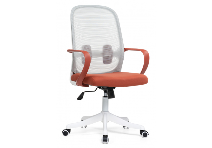 Компьютерное кресло Bust gray / red / white фото 1