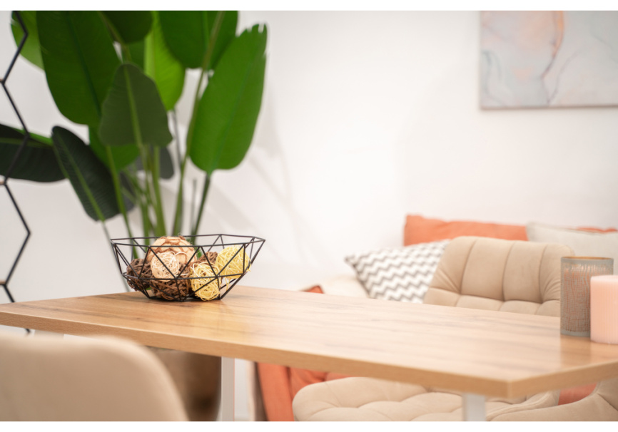 Стол деревянный Лота Лофт 140х80 белый матовый / дуб крафт золотой фото 7