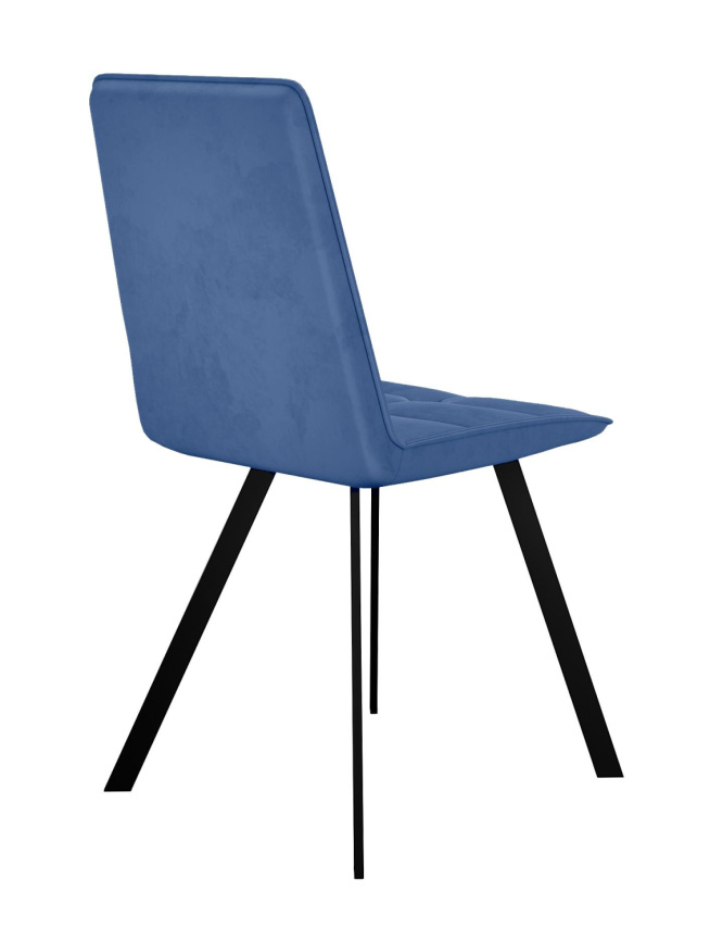 Стул DikLine 280 B8 BLUE, ножки черные фото 2