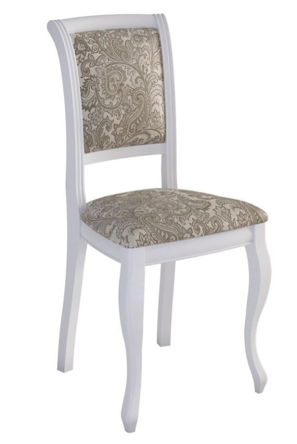 Стул "Дионис" (Белый/ ткань Basar Beige) фото 1