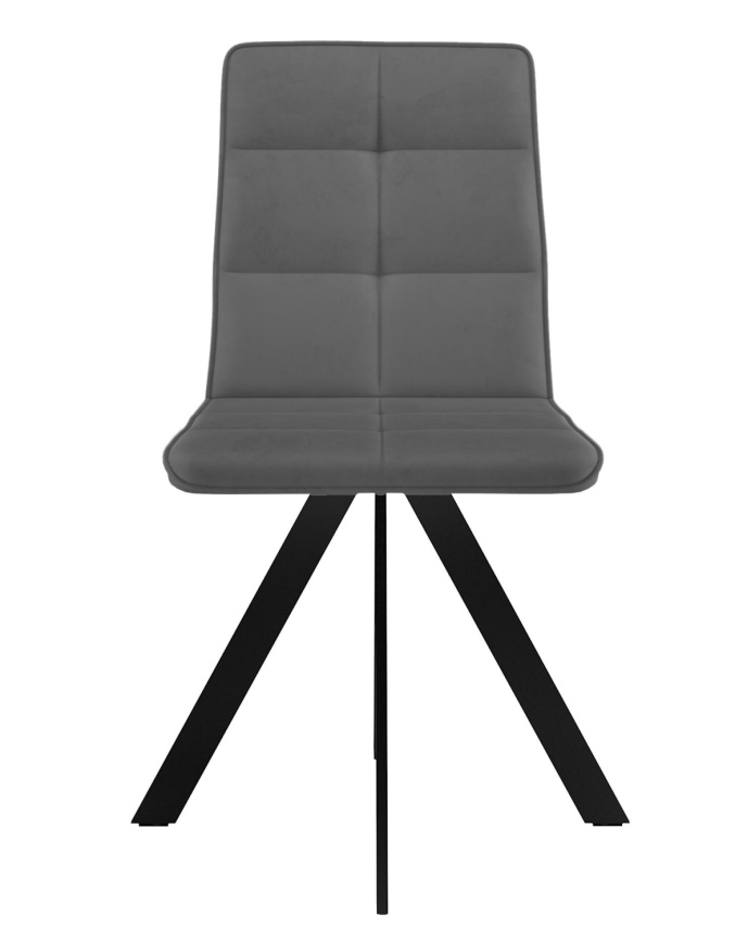 Стул DikLine 230 поворотный B28 ANTRACITE, ножки черные фото 3