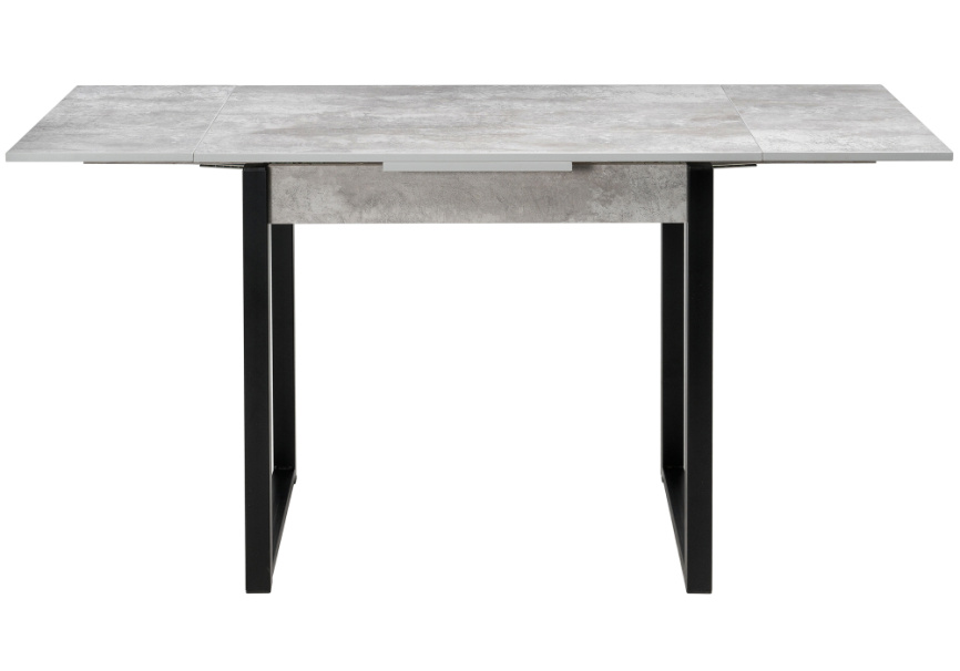 Стол деревянный Форли бетон / черный матовый фото 3