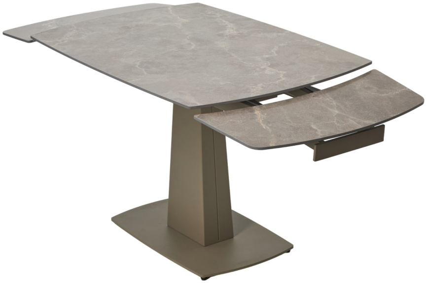 Стол BALDE 120 MATT LATTE STONE SOLID CERAMIC/ TAUPE, ®DISAUR фото 11