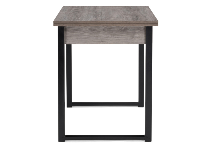 Стол деревянный Ибби 90(128)х64х77 рошелье / черный матовый фото 4