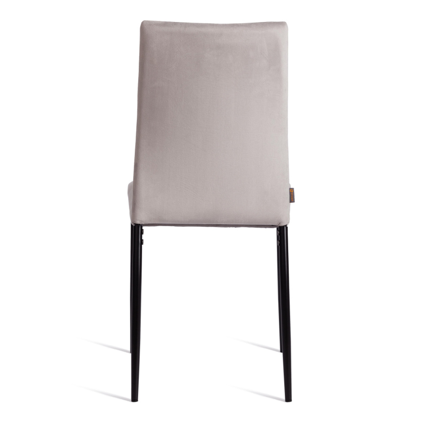 Стул Капри/Capri (мод.BC565-DC) металл, флок, 43х53х92см, светло-серый HLR14/черный фото 7