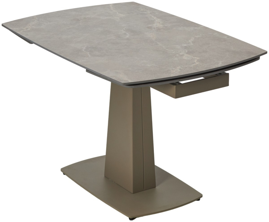 Стол BALDE 120 MATT LATTE STONE SOLID CERAMIC/ TAUPE, ®DISAUR фото 4