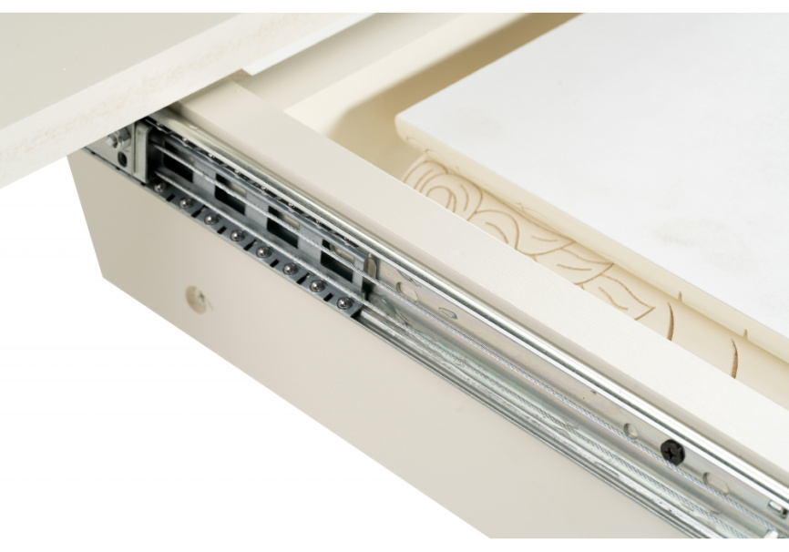 Стол деревянный Альфред круглый крем фото 7