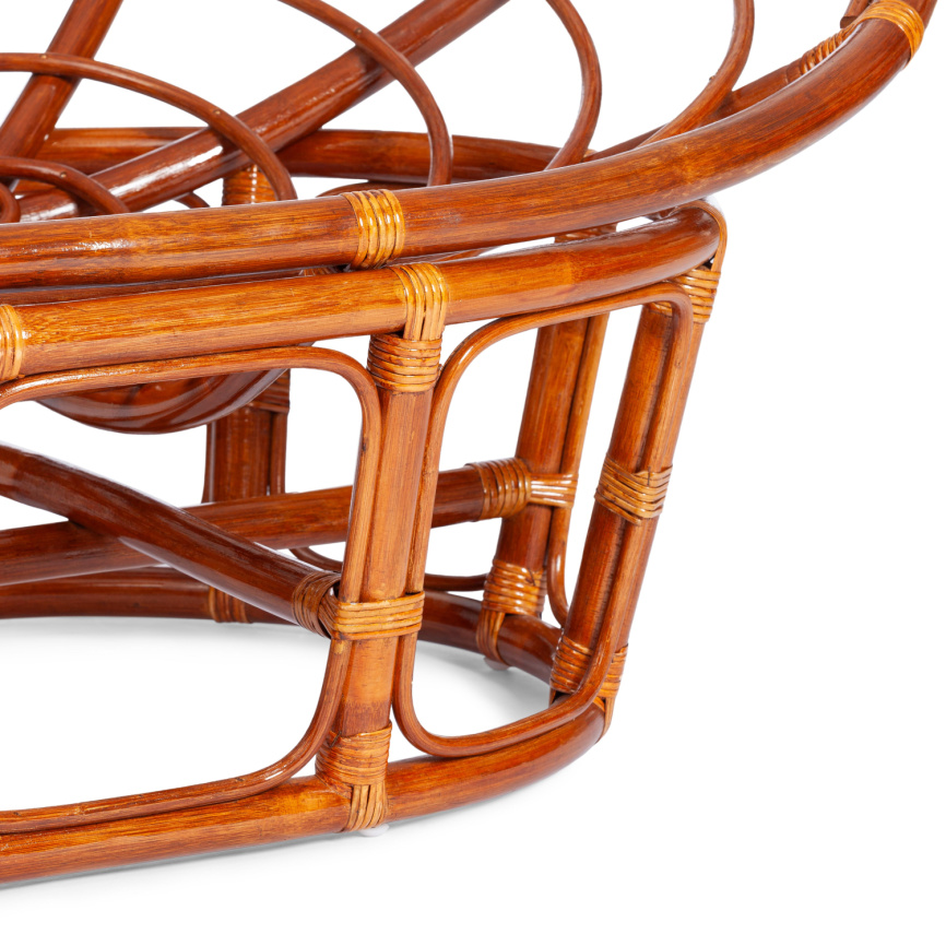 Диван Мамасан/Mamasan (23/02 W) /с подушкой и ремешками/ подушка 182х119см, 169х102х80см, коньячный, фото 14