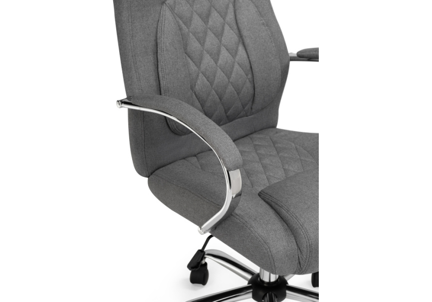 Компьютерное кресло Tron gray fabric фото 7