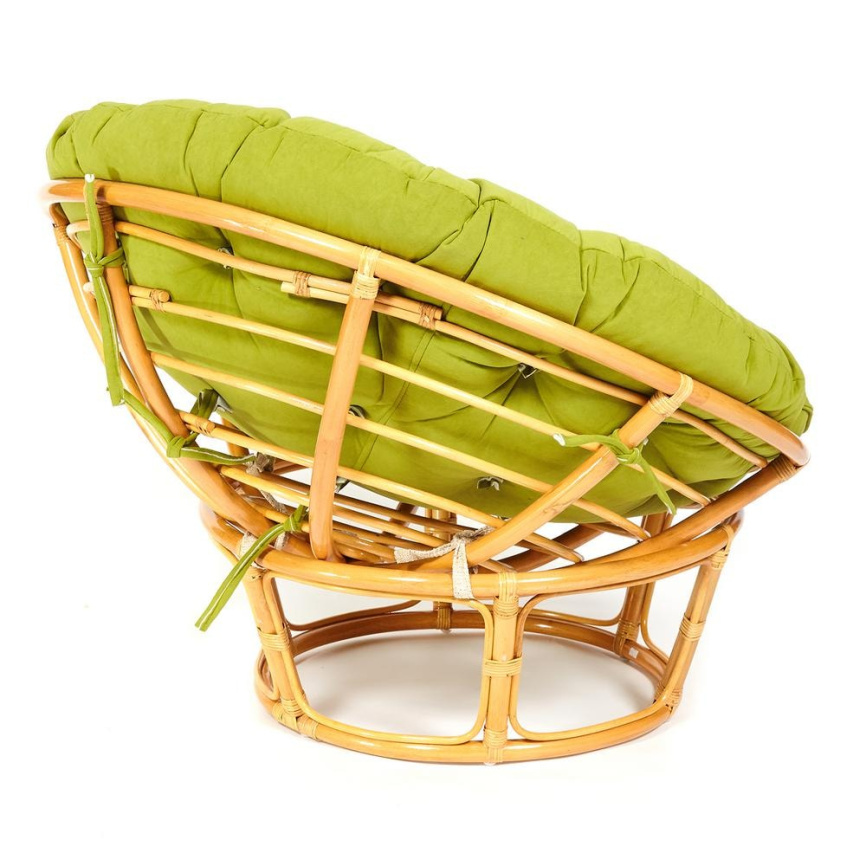 Кресло PAPASAN/ПАПАСАН 23/01 W  /с подушкой/ диаметр подушки 125 см, 115х101х104 см, Honey (мед), фл фото 2