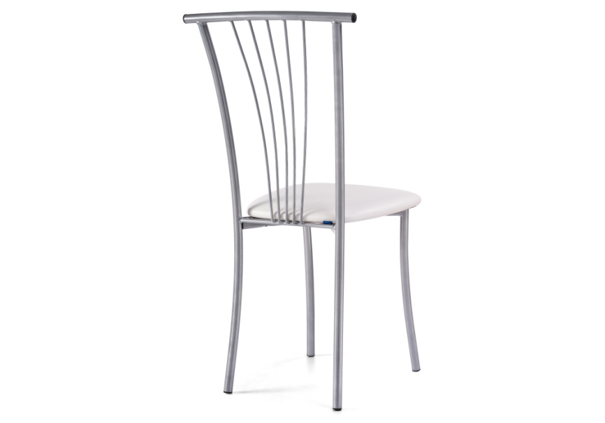 Стул на металлокаркасе Grigori белый полимер / светлый мусс фото 4