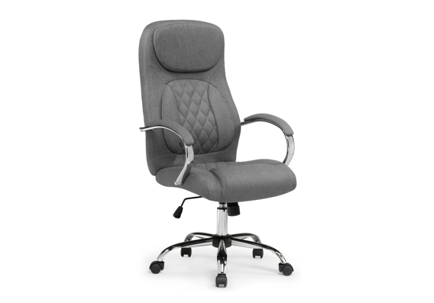 Компьютерное кресло Tron gray fabric фото 1