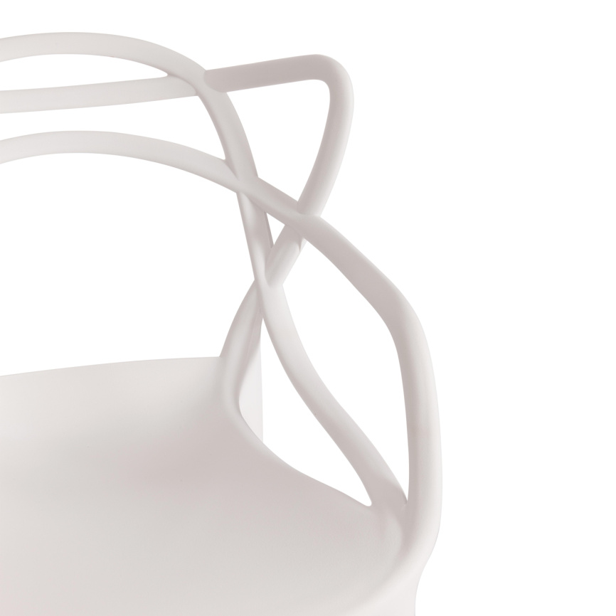 Стул Кет Чаир/Cat Chair (мод.028) пластик, 53х59х82,5см, белый  фото 7