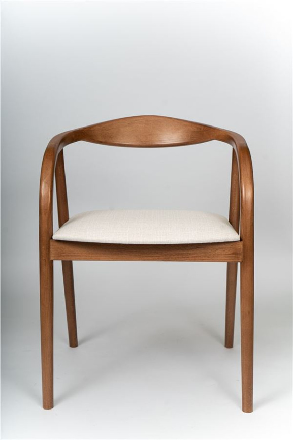 Полукресло венское Diona (светлый орех/ткань Тесла 01) фото 2