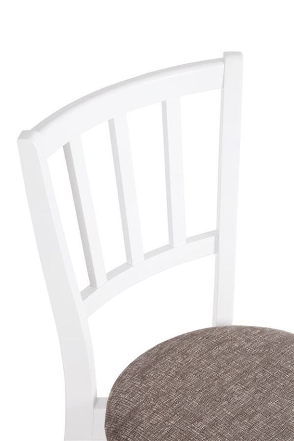 Стул Сальст (тон 304 белый/ткань Лайн белый) фото 4