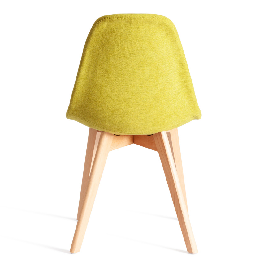 Стул Синди Софт/Cindy Soft (мод.C1021F1-1) фактурный велюр/дерево бук, 55х48х83см, светло-зеленый/на фото 4