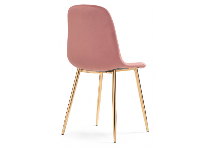 Стул на металлокаркасе Dabl pink / gold фото 5