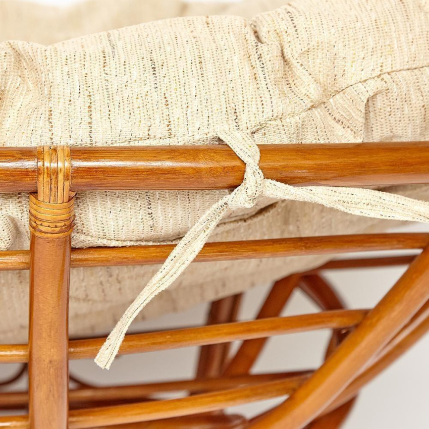 Диван MAMASAN/МАМАСАН 23/02 W /с подушкой/ подушка 182х119 см, 169х102х80 см, Cognac (коньяк), ткань фото 7