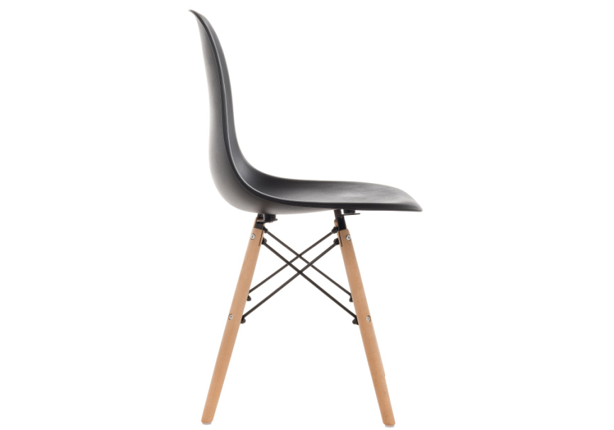 Пластиковый стул Eames PC-015 черный фото 4
