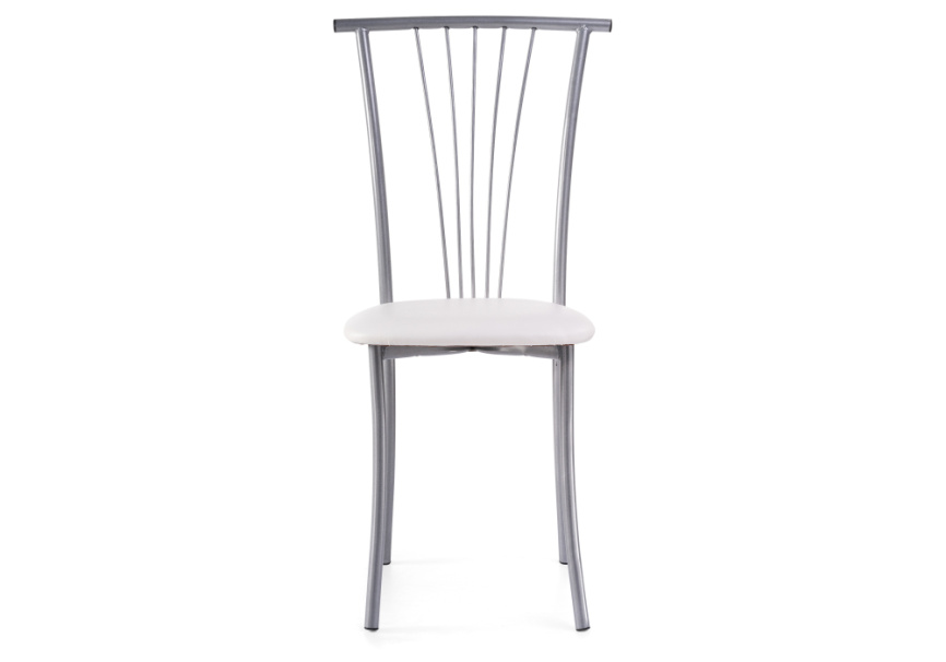 Стул на металлокаркасе Grigori белый полимер / светлый мусс фото 2