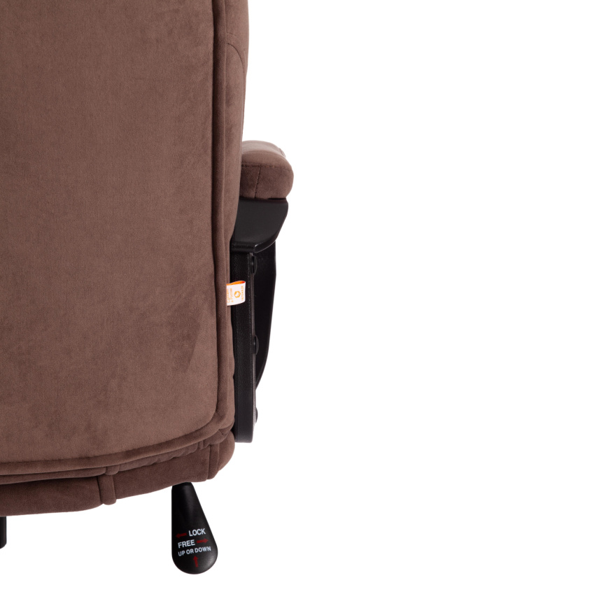 Кресло Бергамо/Bergamo хром (22) флок , коричневый, 6 фото 15