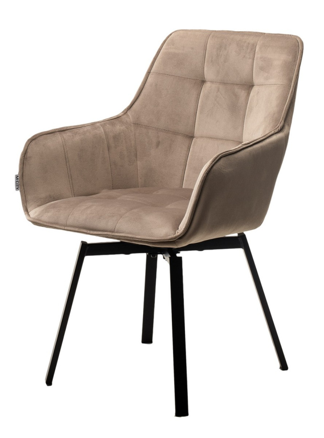 Стул MAVERICK 360 град. поворот. BLUVEL-40 BEIGE/ черный каркас, М-City фото 4