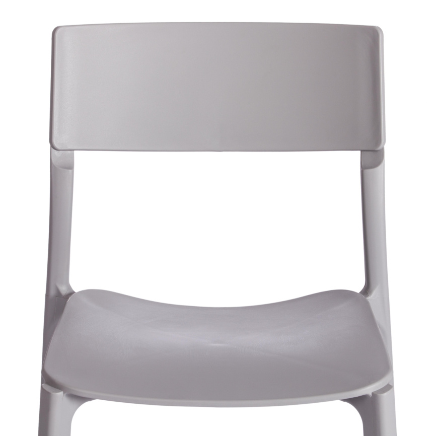 Стул Ленто/Lento (мод.43) пластик, 43х49х77см, серый 9 фото 6