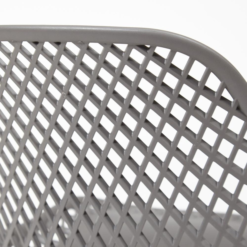 Стул VINCENT (mod. 8001) / 1 шт. в упаковке металл/пластик, 46,5 х 53 х 83,5 см, серый/черный фото 7