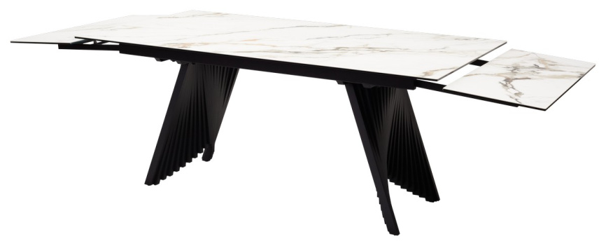 Стол IVAR 180 MARBLES KL-188 Контрастный мрамор, итальянская керамика, ®DISAUR фото 10