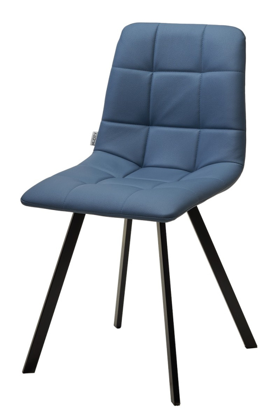 Стул CHILLI-Q SQUARE Oracul 795 Синий, экокожа PU / черный каркас, М-City фото 5