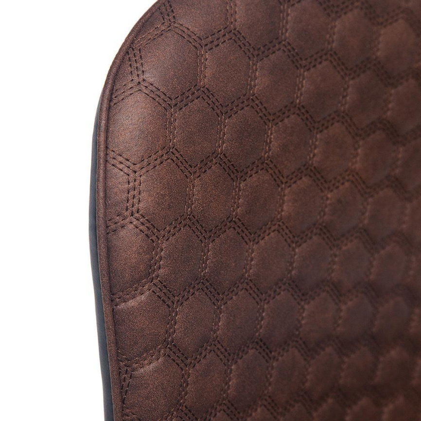 Стул STORM (mod. 807) металл/экокожа, 46 х 53 х 87 х 49 см, тёмно-коричневый/темно-серый фото 5