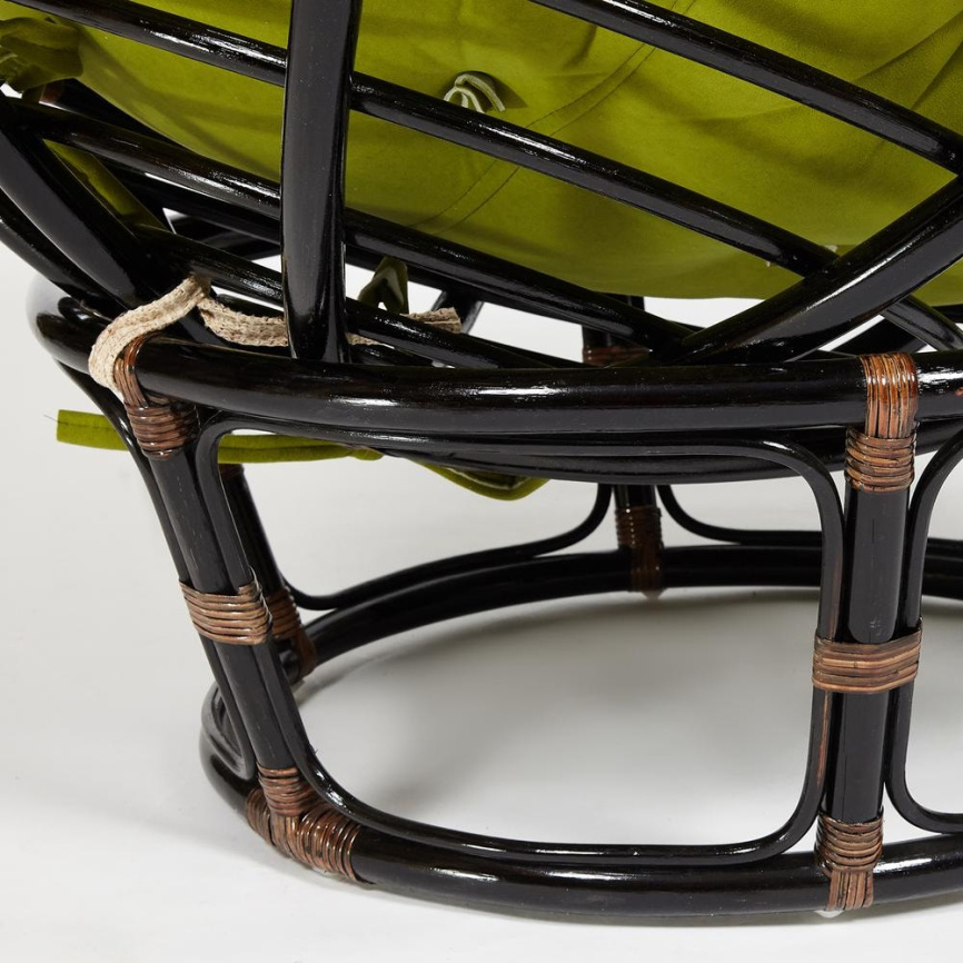 Кресло Папасан/Papasan (23/01 W) /с подушкой и ремешками/ диаметр подушки 125см, 115х101х104см, анти фото 8