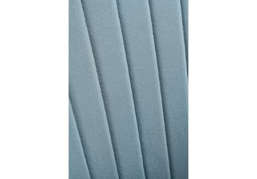 Стул на металлокаркасе Kora light blue / black фото 9