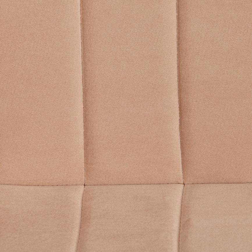 Стул ARC  Велюр/металл , 46 х 52 х 88 см, бежевый/черный фото 7