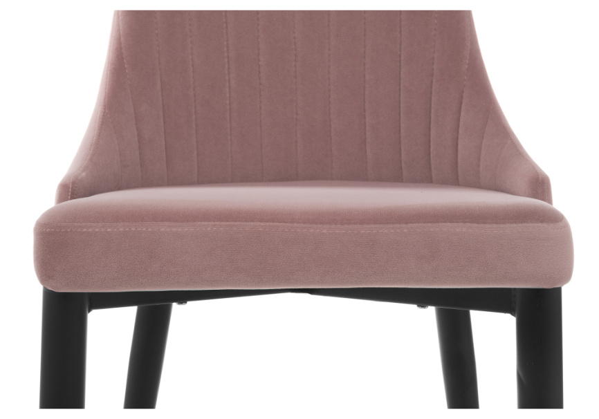 Стул на металлокаркасе Kora light purple / black фото 10