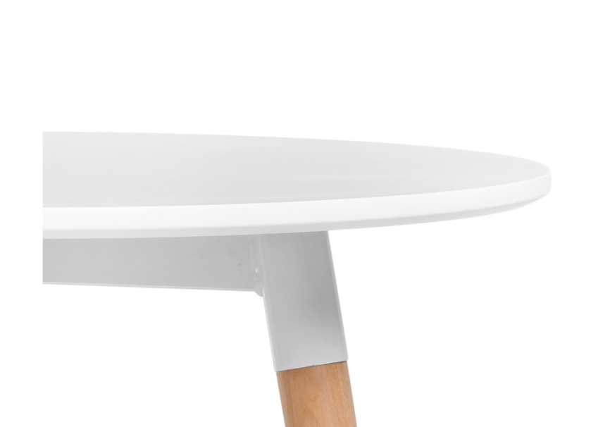 Стол деревянный Lorini 60 white / wood фото 4