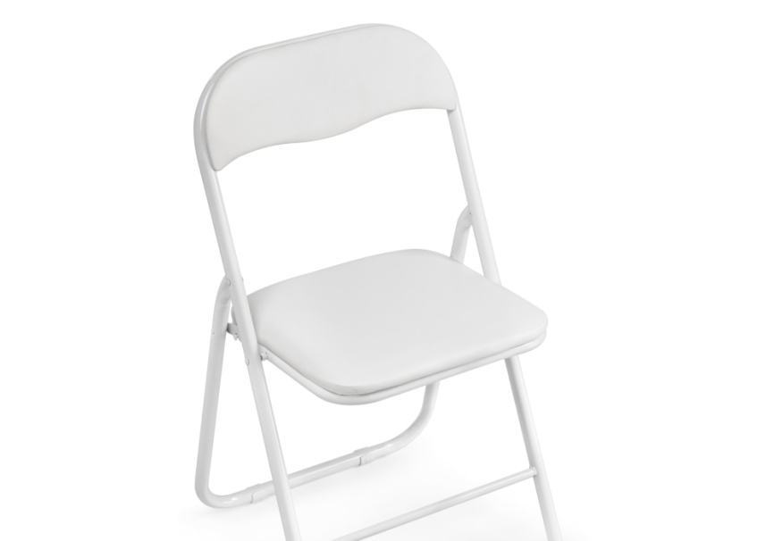 Стул на металлокаркасе Fold 1 складной white / white фото 5