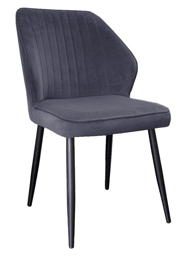 Стул DikLine 222M B28 ANTRACITE, ножки черные фото 1