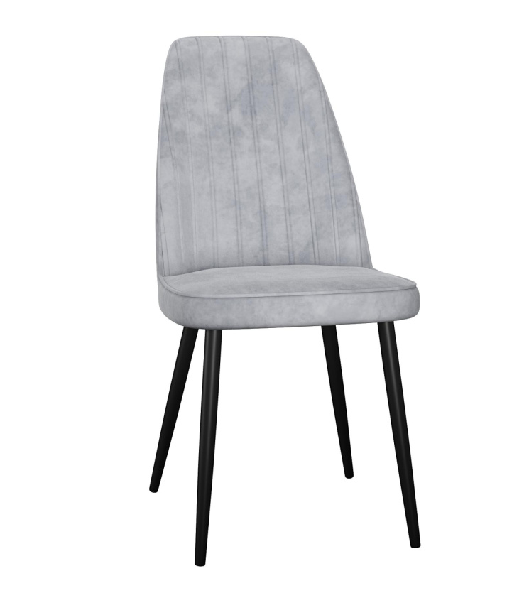 Стул DikLine 326 B22 GREY, ножки черные фото 1