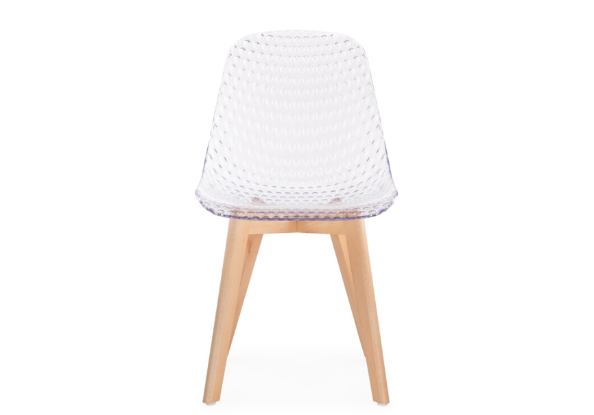 Пластиковый стул Vart clear / wood фото 2