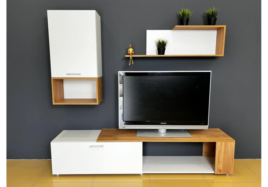 Готовая гостиная Одди белый / дуб золотой фото 1