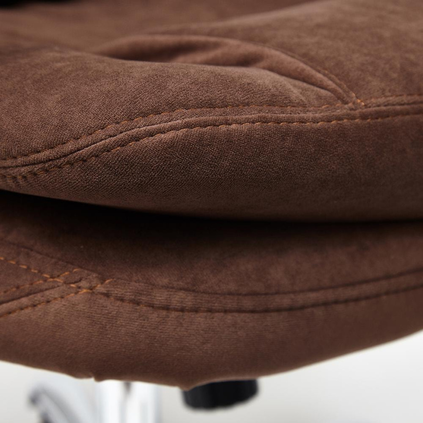 Кресло Софти Люкс/Softy Lux флок , коричневый, 6 фото 9