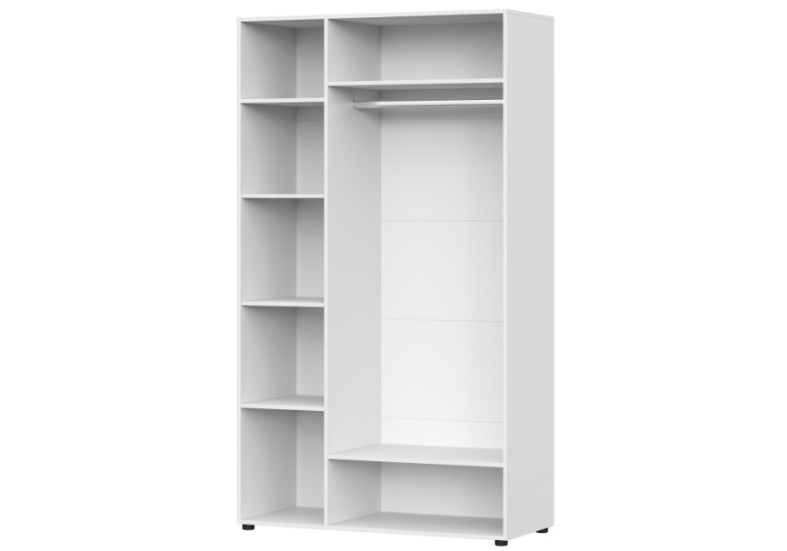 Шкаф трехстворчатый Валенсия белый текстурный фото 2