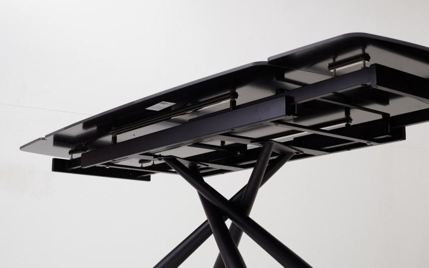 Стол RIVOLI 140 MATT BLACK MARBLE SOLID CERAMIC / BLACK, ®DISAUR фото 8
