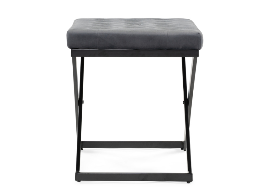 Табурет German dark grey / black фото 3