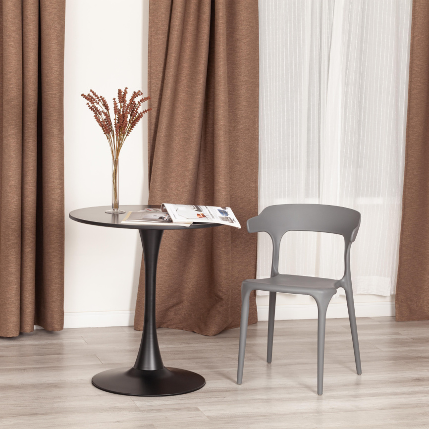 Стул TON (mod. PC36) / 1 шт. в упаковке пластик, 49,5 х 50 х 75,5 см , Dark-grey (тёмно-cерый) 15537 фото 10