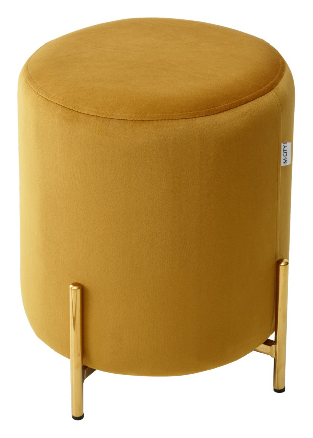 Пуф для гостиной RICE BLUVEL-68 YELLOW / GOLD М-City фото 4