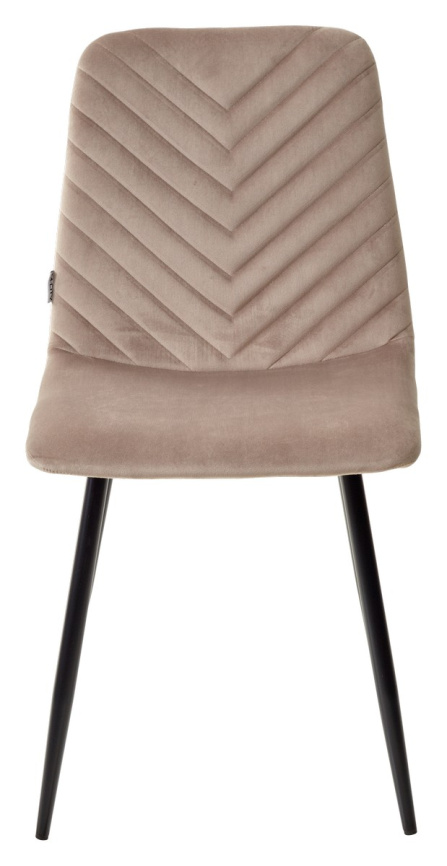 Стул DUKE BLUVEL-40 BEIGE, велюр / черный каркас М-City фото 3