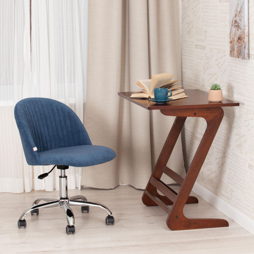 Кресло Мелоди/Melody велюр Clermon, св.-синий, 145 фото 12